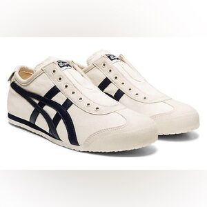 Onitsuka Tiger Mexico 66 Midnight and Birch Slip-On Sneakers